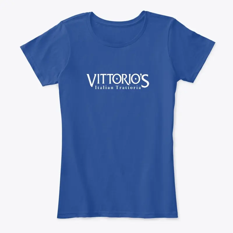 Vittorio's Logo White