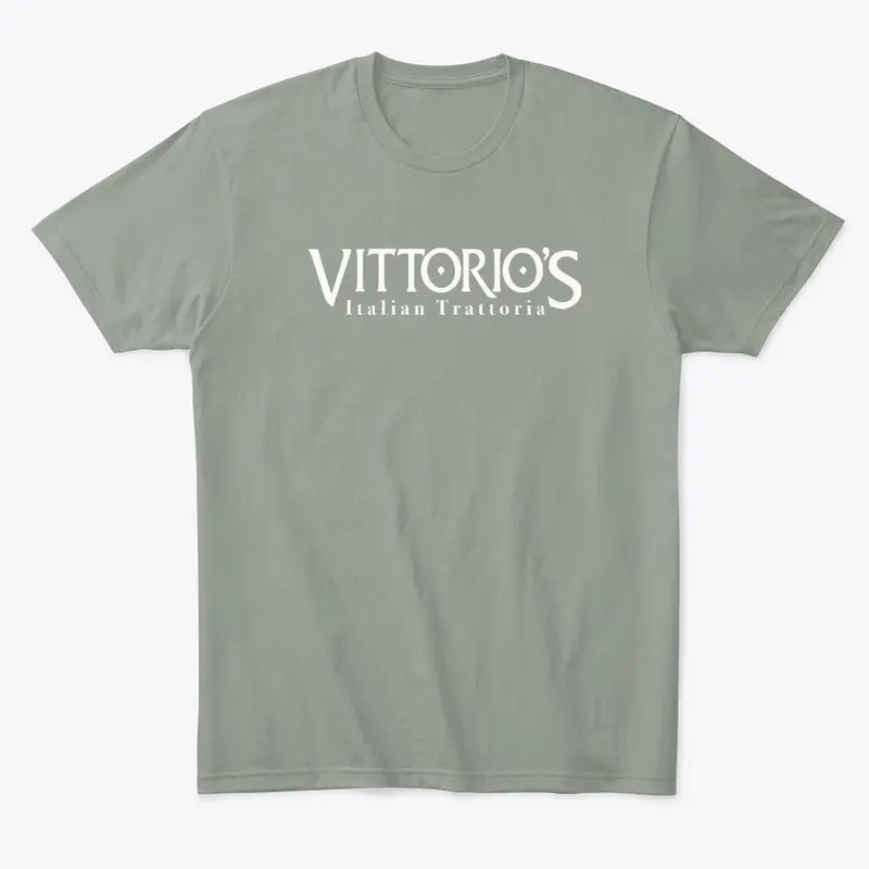 Vittorio's Logo White