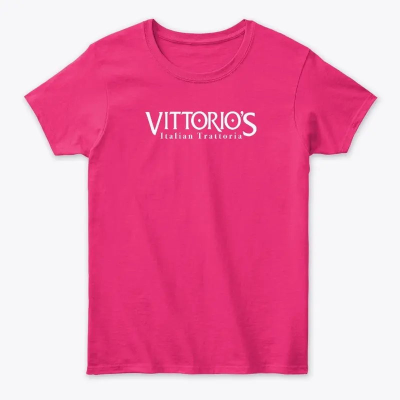 Vittorio's Logo White